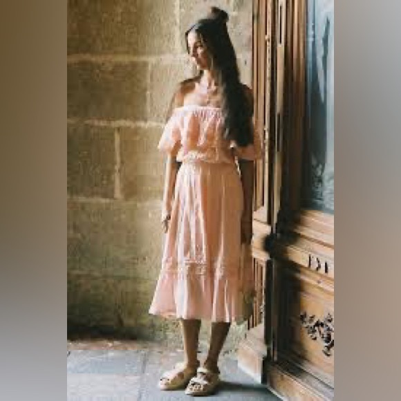 Free People x Spell Cassie Lace Gown - Picture 4 of 16